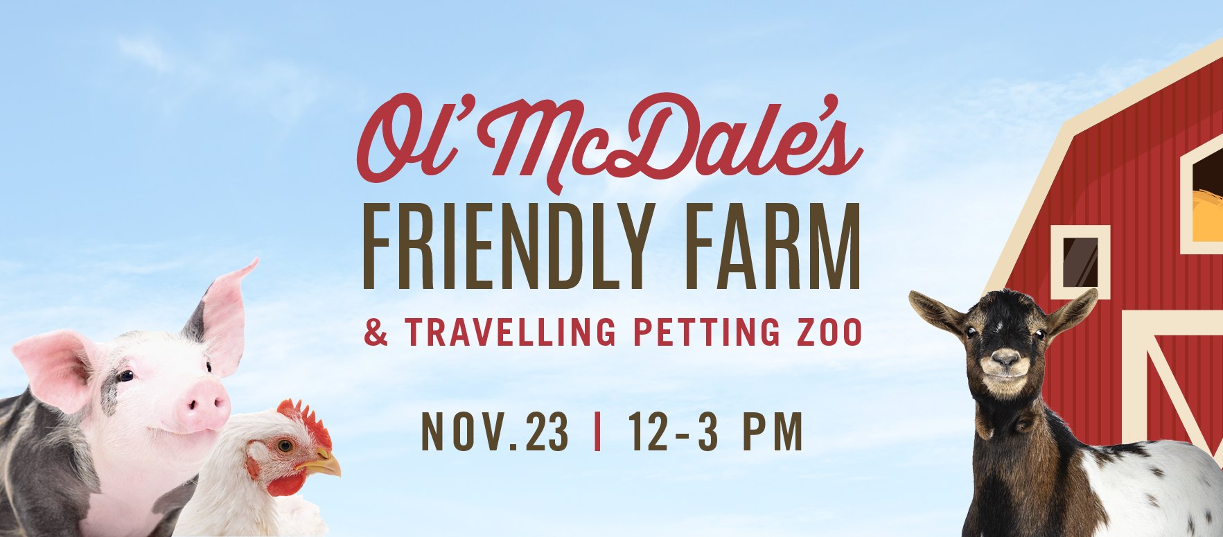 Ol’ McDale’s Friendly Farm & Travelling Petting Zoo